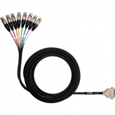 Shure DB25-XLRM 舒尔公头音频蛇形线缆 数字智能混合自动混合器