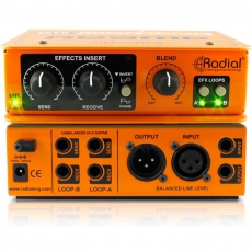 Radial,EXTC-SA,现场音箱信号再放大DI直插盒,吉他效果放大器,再放大器,