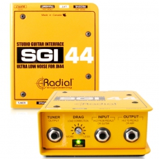 Radial,SGI 44,现场吉他远程传输DI直插盒,吉他信号扩展器,录音室吉他接口,吉他DI盒,