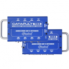 Radial,Catapult TX4/RX4,4通道Cat5中继网络传输器,网络传输器,