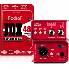 Radial,JDX48,吉他功率放大器DI直插盒,有源DI盒,有源音频处理器,主动式DI盒,