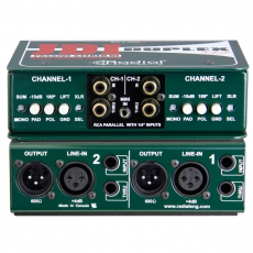 Radial,JDI Duplex,立体声无源DI盒,DI盒,隔离变压器,嗡嗡声取消,消噪器,