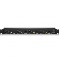 百灵达 Behringer DI4800A 四通道有源DI盒、增强器兼线路隔离器 无源DI盒 4路DI盒 非平衡信号转平衡信号 多功能ID盒 消除音频噪声 隔离器 信号隔离器 信号转换器